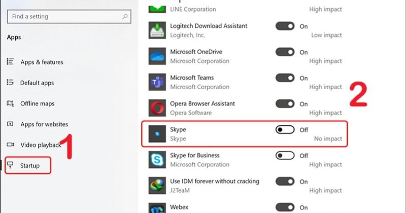 Kiểm tra các chương trình khởi động cùng Windows