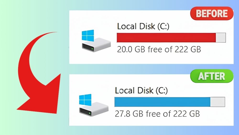 Storage Sense giúp Windows tự dọn file